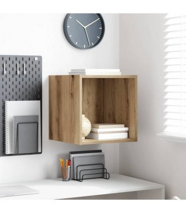 vidaXL Wall Cabinet Artisan Oak 37 x 37 x 37 cm Engineered Wood