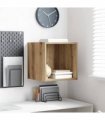vidaXL Wall Cabinet Artisan Oak 37 x 37 x 37 cm Engineered Wood