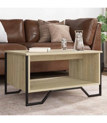 vidaXL Coffee Table Sonoma Oak 75x51x40 cm Engineered Wood