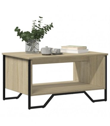 vidaXL Coffee Table Sonoma Oak 75x51x40 cm Engineered Wood