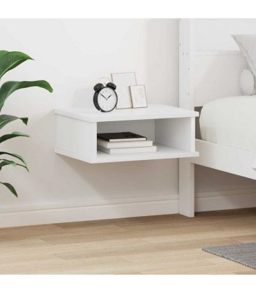 vidaXL Bedside Table White 40 x 31 x 15 cm Engineered Wood