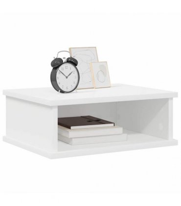 vidaXL Bedside Table White 40 x 31 x 15 cm Engineered Wood