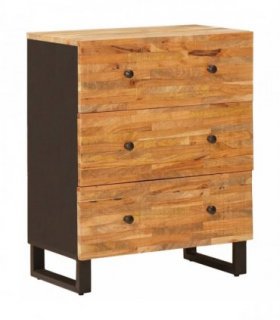 vidaXL Storage Sideboard Brown 60 x 33 x 75 cm Solid Mango Wood