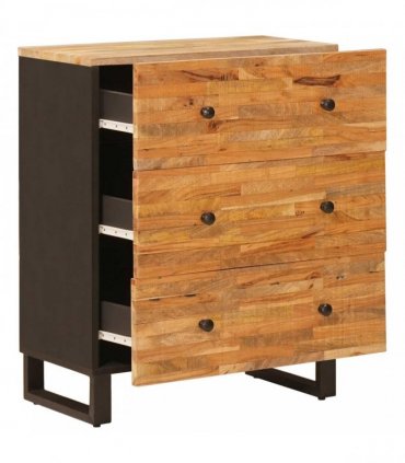 vidaXL Storage Sideboard Brown 60 x 33 x 75 cm Solid Mango Wood