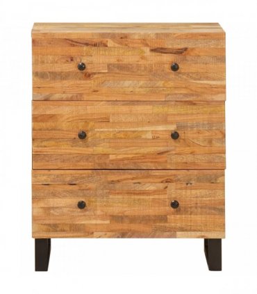 vidaXL Storage Sideboard Brown 60 x 33 x 75 cm Solid Mango Wood