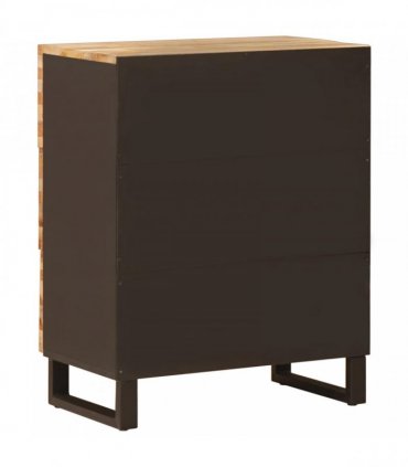 vidaXL Storage Sideboard Brown 60 x 33 x 75 cm Solid Mango Wood