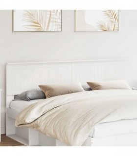 vidaXL Headboard White Engineered wood