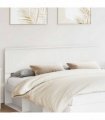 vidaXL Headboard White Engineered wood