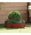 vidaXL Planter Ring Brown 80 x 80 x 20 cm Weathering Steel