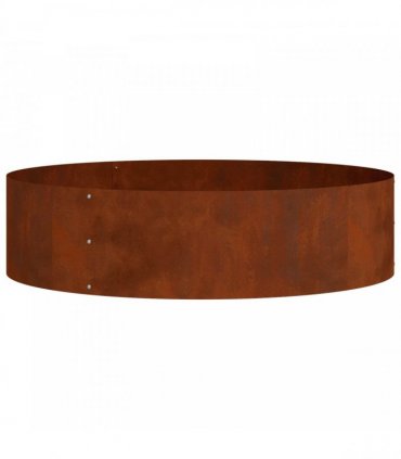 vidaXL Planter Ring Brown 80 x 80 x 20 cm Weathering Steel