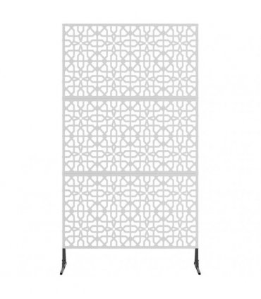 vidaXL Privacy Screen 100 x 50 x 180 cm Galvanised Steel Silver