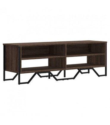 vidaXL TV Cabinet Brown Oak 122x34x41 cm Engineered Wood