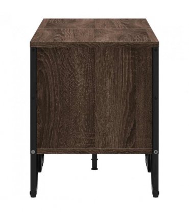 vidaXL TV Cabinet Brown Oak 122x34x41 cm Engineered Wood