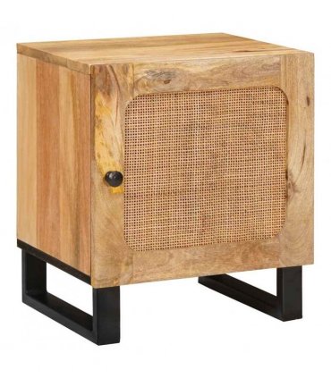 vidaXL Bedside Cabinet 2 pcs Natural 40 x 33 x 46 cm