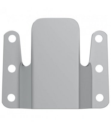 vidaXL Flush Mount Bracket 419 pcs Silver 75 x 66 x 1.4 mm Steel