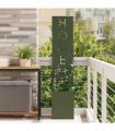 vidaXL Garden Privacy Screen Fretwork Olive green 32 x 32 x 150 cm
