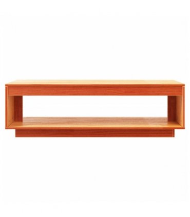 vidaXL Coffee Table Wax Brown 110x50x33.5 cm Solid Wood Pine