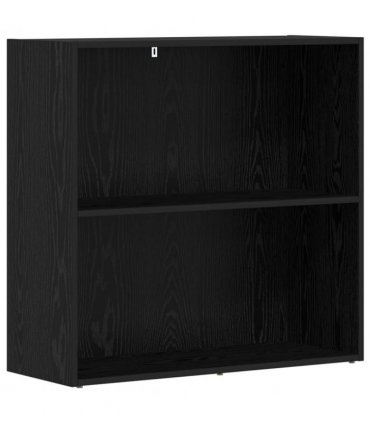 vidaXL Bookshelf Black Oak 80 x 30 x 76.5 cm Engineered Wood