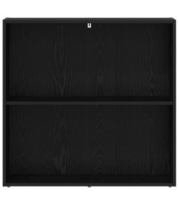vidaXL Bookshelf Black Oak 80 x 30 x 76.5 cm Engineered Wood