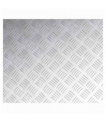 vidaXL Stair Tread Rectangular 2 pcs Silver 60 x 50 cm Aluminium