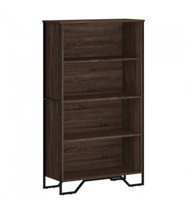 vidaXL Bookcase Brown Oak 80x31x137.5 cm Engineered Wood