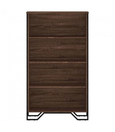 vidaXL Bookcase Brown Oak 80x31x137.5 cm Engineered Wood