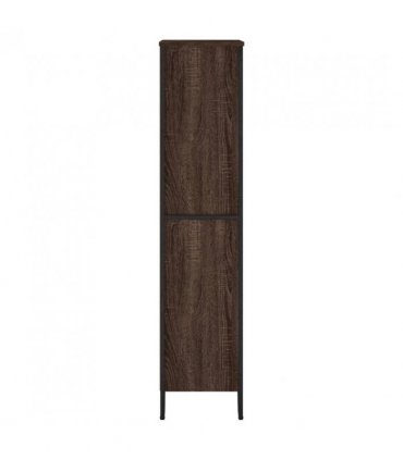 vidaXL Bookcase Brown Oak 80x31x137.5 cm Engineered Wood