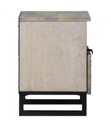 vidaXL Bedside Cabinet White 40 x 33 x 46 cm Engineered Wood