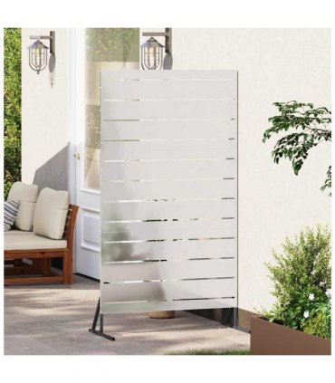 vidaXL Privacy Screen 100 x 50 x 180 cm Stainless Steel Silver