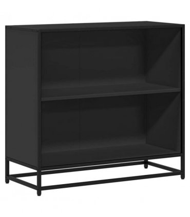 vidaXL Book Cabinet Black 80.5x35x76 cm Engineered Wood