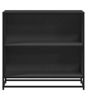 vidaXL Book Cabinet Black 80.5x35x76 cm Engineered Wood