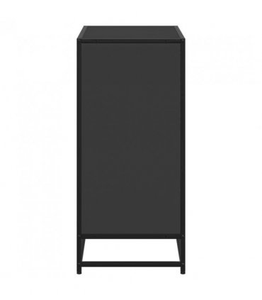 vidaXL Book Cabinet Black 80.5x35x76 cm Engineered Wood