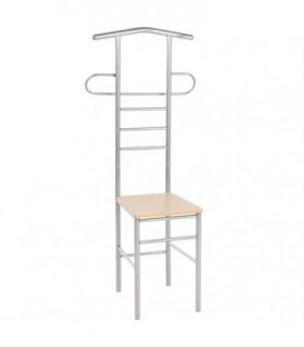 vidaXL Gentleman's Valet Chairs 2 pcs Metal