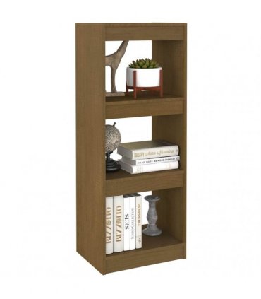 vidaXL Book Cabinet/Room Divider Honey Brown 40x30x103.5 cm Pinewood