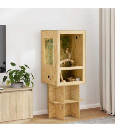 vidaXL Terrarium Brown 50 x 50 x 80 cm OSB