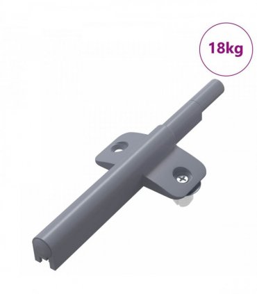 vidaXL Soft Close Damper 1161 pcs Grey 125 x 47 x 15 mm PP