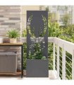 vidaXL Garden Privacy Screen Anthracite 50 x 150 cm Cold-rolled steel