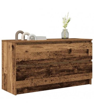vidaXL TV Cabinet Old Wood 100x35x54 cm Engineered Wood