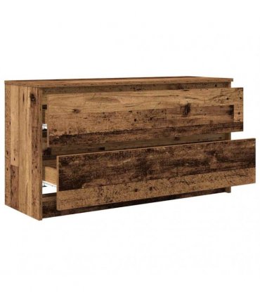 vidaXL TV Cabinet Old Wood 100x35x54 cm Engineered Wood