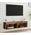 vidaXL TV Cabinet Set 2 pcs Old Wood 60 x 30 x 30 cm Engineered Wood
