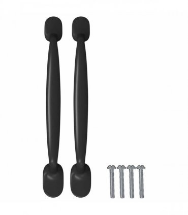vidaXL Furniture Handle 250 pcs Black 130 x 19.4 x 22.3 mm Aluminium