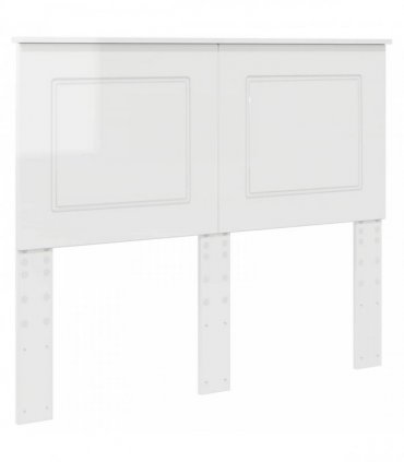 vidaXL Headboard Gloss White 100 cm Engineered Wood