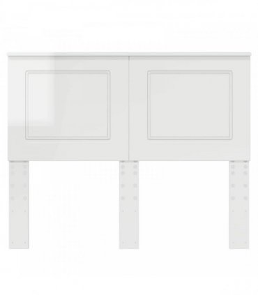 vidaXL Headboard Gloss White 100 cm Engineered Wood