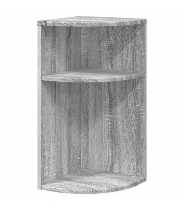 vidaXL End Table Grey Sonoma 29.6 x 29.6 x 60 cm Engineered Wood