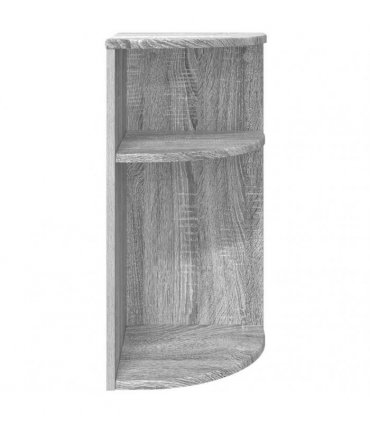 vidaXL End Table Grey Sonoma 29.6 x 29.6 x 60 cm Engineered Wood