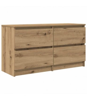 vidaXL TV Cabinet Artisan Oak 100x35x54 cm Engineered Wood