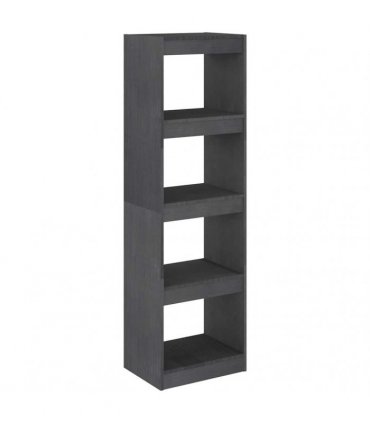 vidaXL Book Cabinet Room Divider Grey 40x30x135.5 cm Pinewood