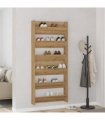 vidaXL Shoe Cabinet 2 pcs Artisan Oak 85 x 18 x 90 cm Engineered Wood