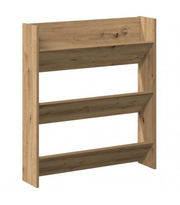 vidaXL Shoe Cabinet 2 pcs Artisan Oak 85 x 18 x 90 cm Engineered Wood