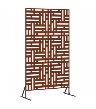 vidaXL Privacy Screen 100 x 50 x 180 cm Weathering Steel Rusty